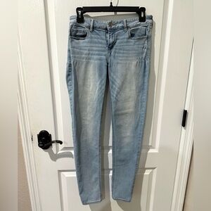 Hollister Blue Denim Skinny Jeans Sz 7R W28